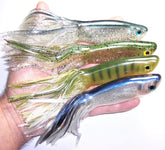 Generic Gitzit 7inch Shad Hybrid Musky Tube Bait ready for versatile rigging options.