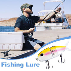 Generic Glide Bait side view showing lifelike motion for bass fishing