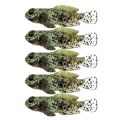 Generic goby lure green 75mm shows lifelike action for predatory fish.