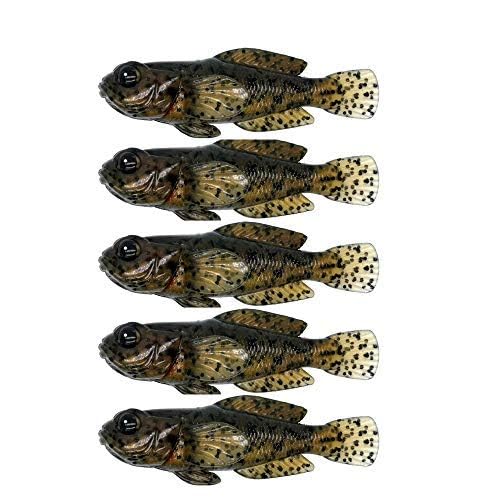 Generic Goby Soft Lure 3 inch with lifelike action for predatory fish