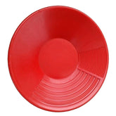 Generic Gold Pan 15-inch round front view for efficient prospecting and easy sediment processing.
