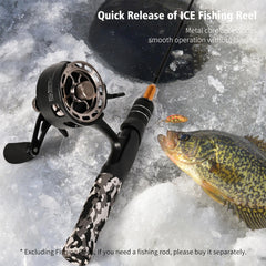 Inline freespool design on the Generic reel enables smooth line release.