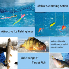 Generic ice spinning reel front-drag with smooth operation for easy casting