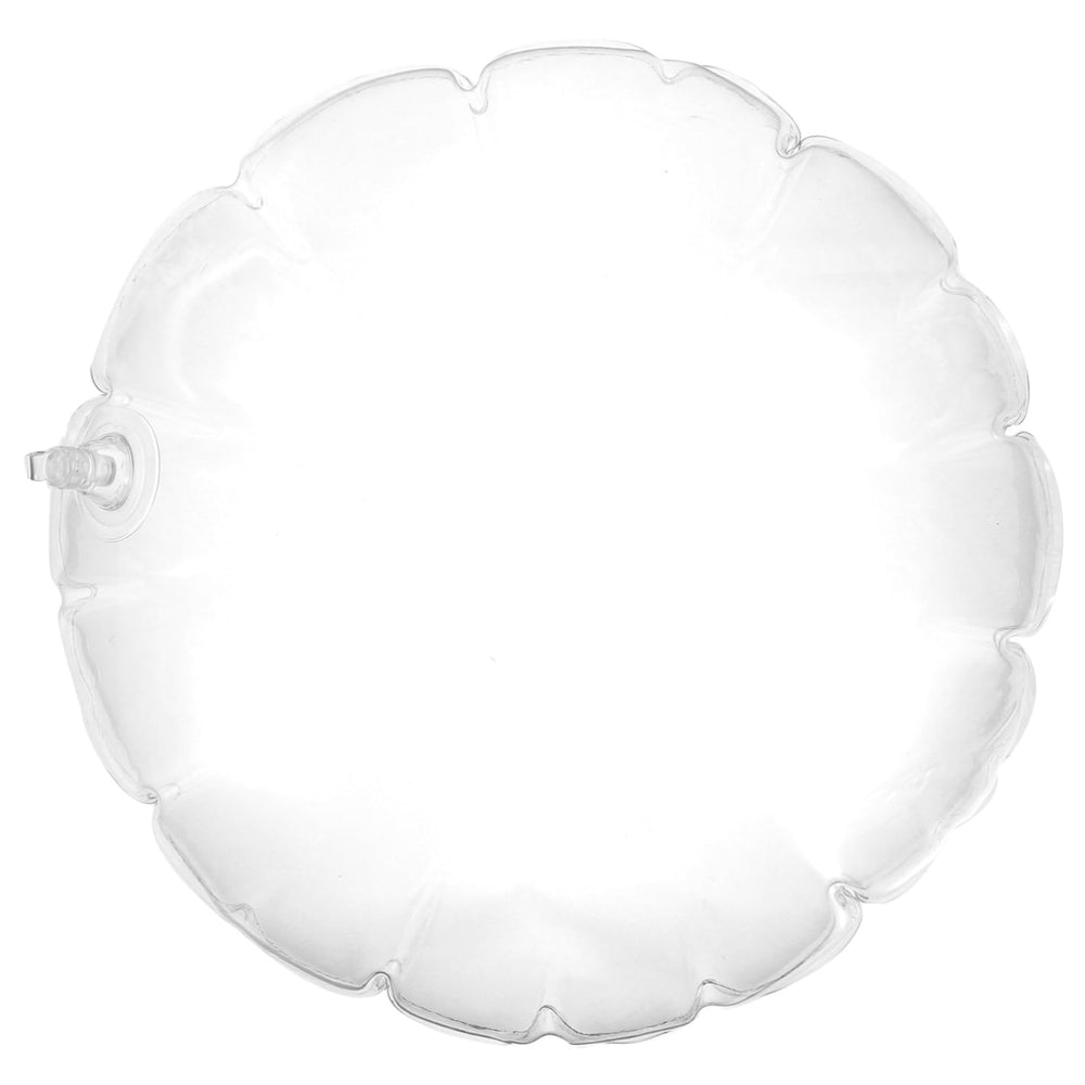 Generic inflatable pillow round clear: compact fold for travel comfort