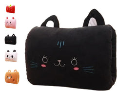 Generic Kids Cartoon Hand Pillow front view shows cozy warmth for adventures