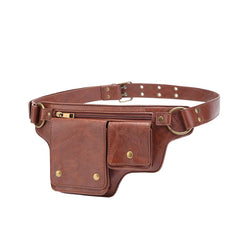 Generic Leather Utility Belt with multiple pockets keeps tools and essentials within easy reach.