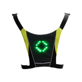 Generic LED Turn Signal Backpack front view with bright safety lights.