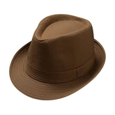 Generic Men's Classic Fedora front view with timeless sun protection.