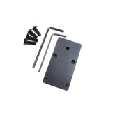 Generic metal optic mounting plate on Taurus G3 Toro for durable sight alignment