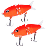 Generic mini glide bait shows lifelike swimming for bass fishing.