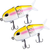 Generic Mini Glide Bait in action with lifelike swimming to attract bass.