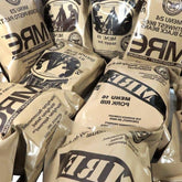 Generic MRE six-pack front view for camping meals.