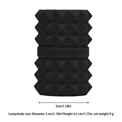 Generic packaging for lamp shade and sleeve, ideal for travelers.