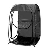 Generic portable pop up sports tent front view offers quick shelter for outdoor events