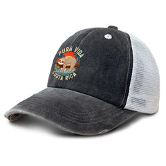 Generic PURA VIDA Costa Rica baseball hat side view highlighting neutral colorway for versatile outfits