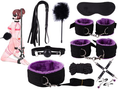 Generic purple nylon travel accessories set — compact and versatile for on-the-go packing.