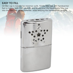 Generic Rapid Heating Hand Warmer in camping scene highlighting long lasting heat outdoors