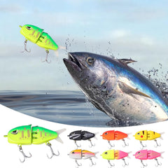 Generic Raptor Mini Glide Bait close up shows double hooks for secure catches
