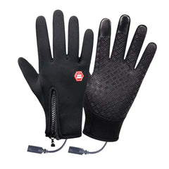 Generic Rechargeable USB Heated Gloves front view showing rapid warmth for outdoor activities