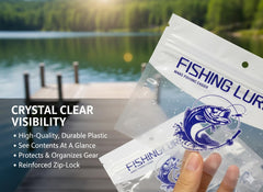 Generic reinforced-seams bait packaging ensures durable outdoor use
