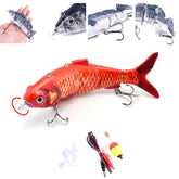 Generic Robotic Fishing Lure with 3D swimming mimics real prey, attracting bass and trout.