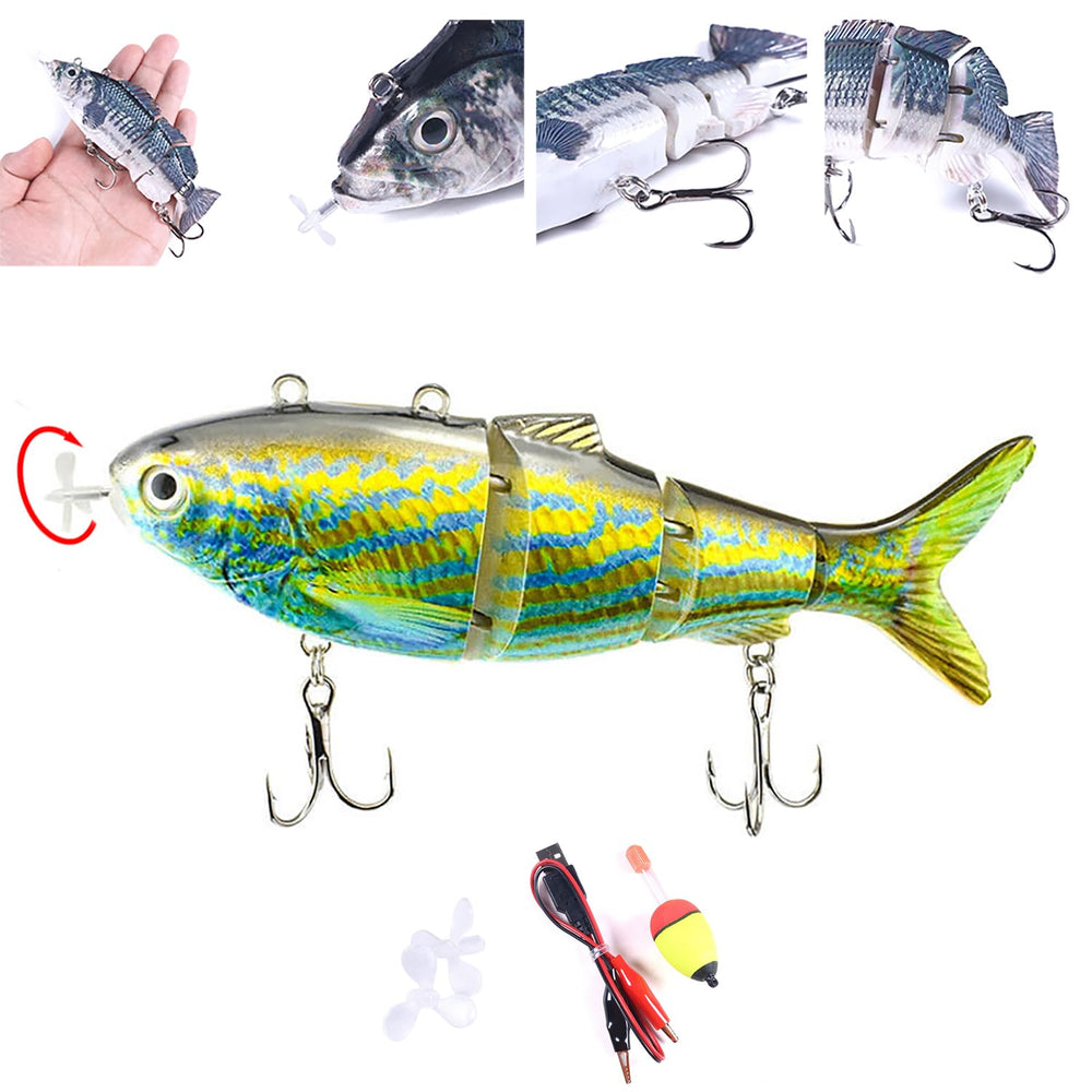 Generic Robotic Swimming Lure front view shows lifelike motion for bass.