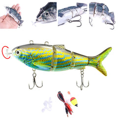 Generic Robotic Swimming Lure front view shows lifelike motion for bass.