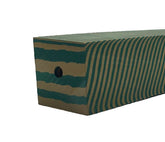 Generic Rod Building EVA foam block tiger stripe in full size for easy shaping and color accents.