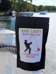 Generic Rod Light Pink full-rod illumination enhances strike visibility along the rod.