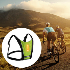 Generic Running Light Vest back view showing reflective strip and compact design.