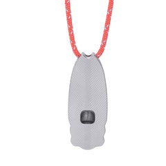Generic TA1 titanium safety whistle for hiking with high visibility and long-range signaling