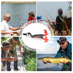 Generic Soft Duck Lure versatile for bass and blackfish fishing.