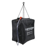 Generic Solar Shower Bag heats water with sun for a warm outdoor shower.