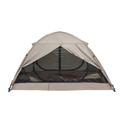 Generic tent with 8.4mm aluminum poles providing sturdy support during gusts.