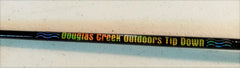 Generic tip-down-ready pole with pin for secure ice fishing attachment.