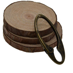 Generic vintage bronze oval carabiner for dog leash use outdoors.