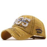 GENERIC washed denim cap front view showing vintage style and universal fit