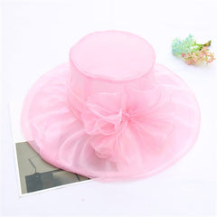 Generic wide brim foldable sun hat with ponytail hole ideal for travel and outdoors.