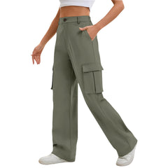Generic Womens Cargo Pants lightweight fabric for quick-dry comfort during activities.