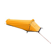 Genma0 bivy tent assembled for solo camping, quick setup