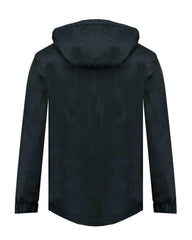 Geographical Norway Barker jacket back view, durable polyester for all-season wear