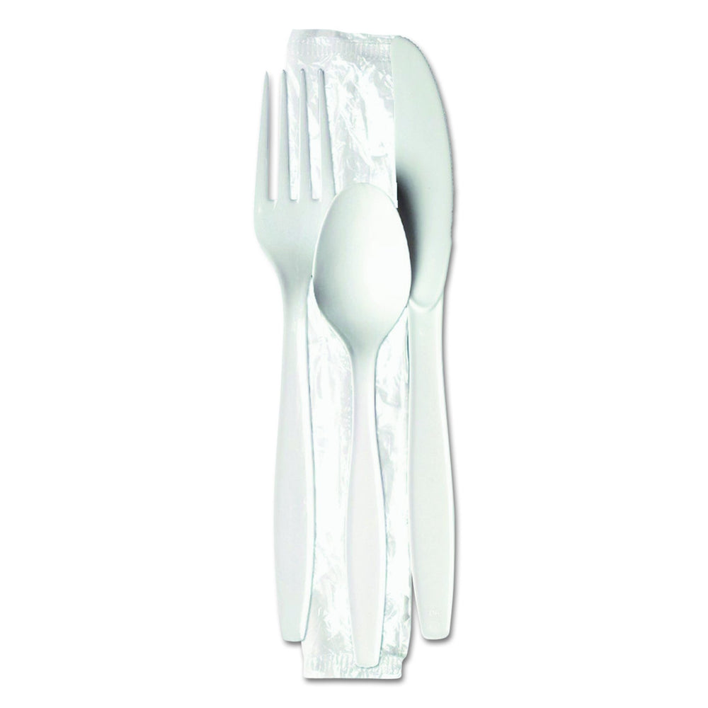 Georgia-Pacific Dixie 3pc cutlery wrapped kit for grab-and-go service