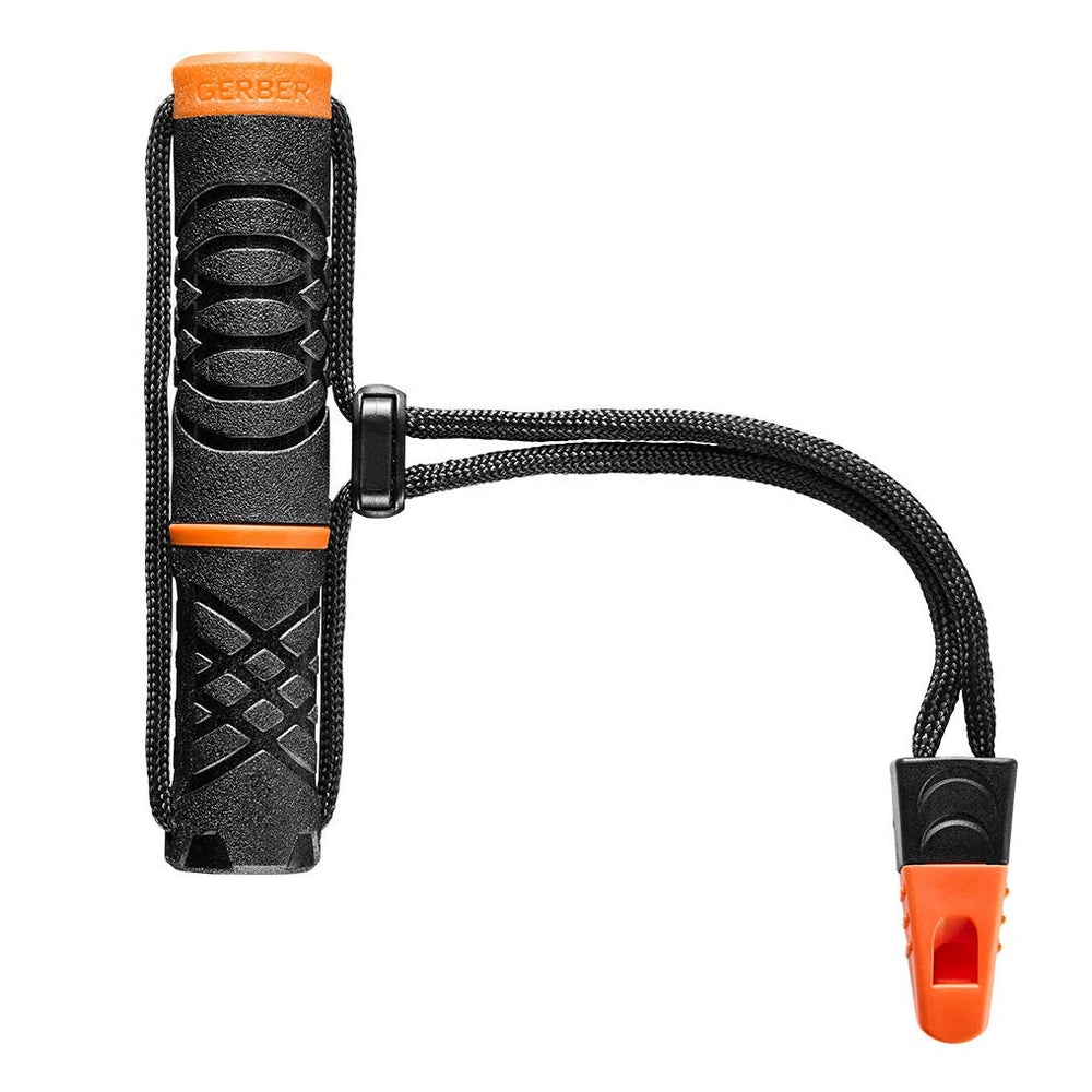 Gerber Fire Starter with ferro rod and lanyard for quick sparks on outdoor trips