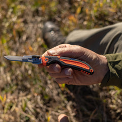 Gerber Vital Pocket Knife features lanyard hole for easy carry.