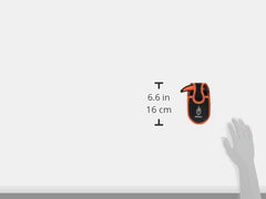 Ergonomic orange handle on the Vital Skin and Gut Knife