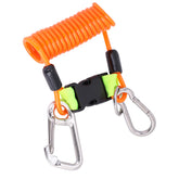 Gernie diving lanyard orange coil secures camera during dives for visibility