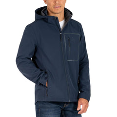 Gerry Men's Softshell Jacket adjustable cuffs indicate secure fit against wind.