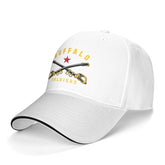 Gertfde Buffalo Soldier history hat front view for stylish sun protection outdoors