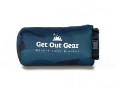 Get Out Gear Down Blanket - Packable design fits in a compact pack for travel.