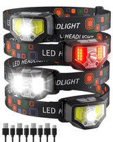 GETASI rechargeable headlamp with 1200 lumens for bright campsite illumination.